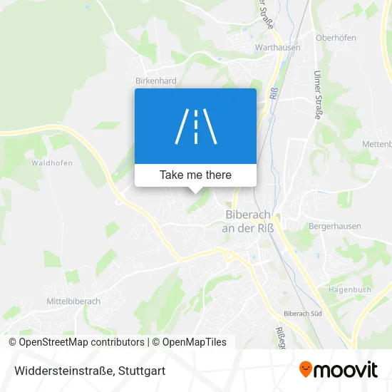 Карта Widdersteinstraße