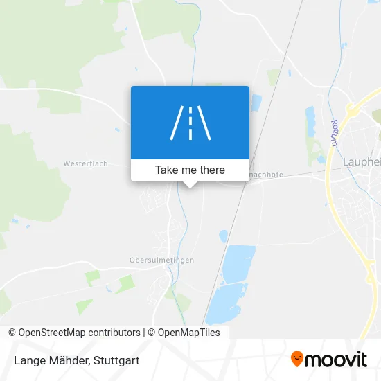 Карта Lange Mähder