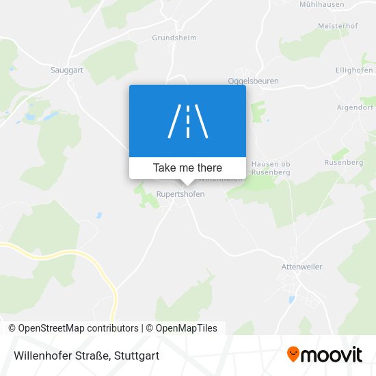 Willenhofer Straße map