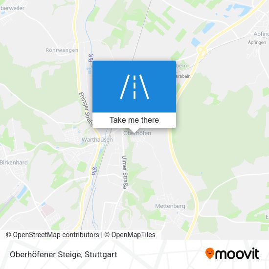 Oberhöfener Steige map
