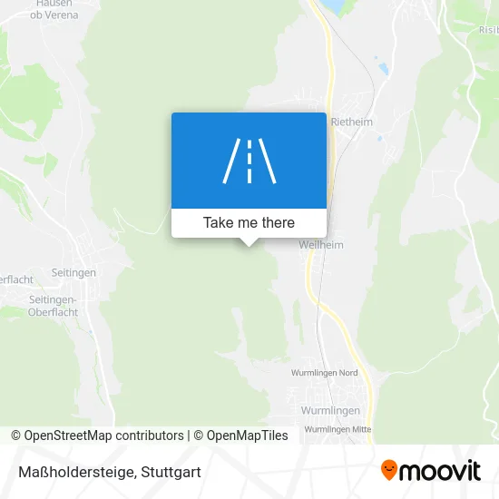 Карта Maßholdersteige