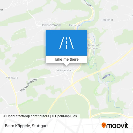 Карта Beim Käppele