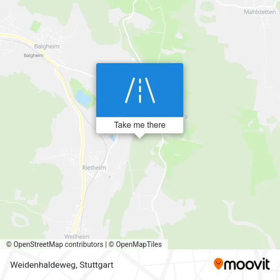 Карта Weidenhaldeweg