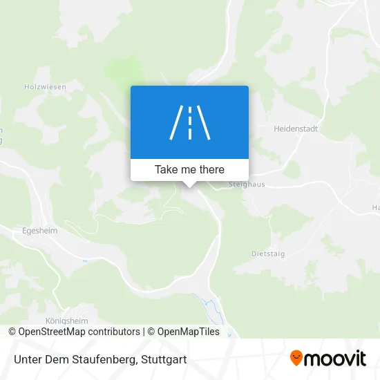 Карта Unter Dem Staufenberg