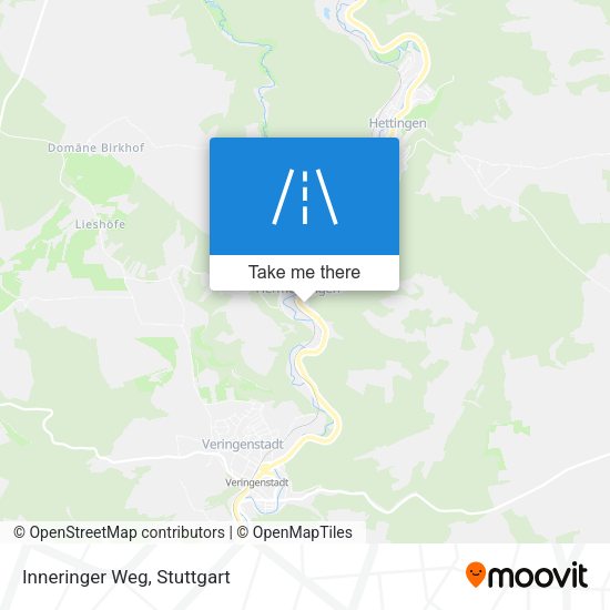 Карта Inneringer Weg