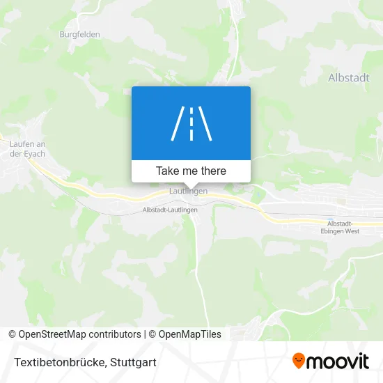 Карта Textibetonbrücke