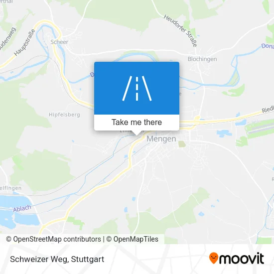 Карта Schweizer Weg