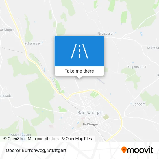 Карта Oberer Burrenweg