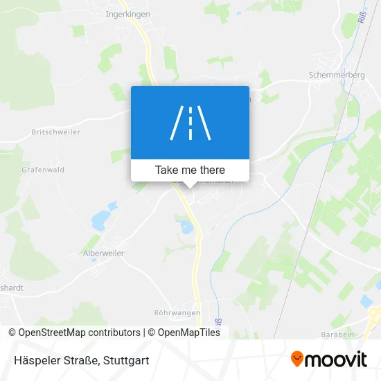 Карта Häspeler Straße