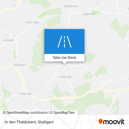 In den Thaläckern map