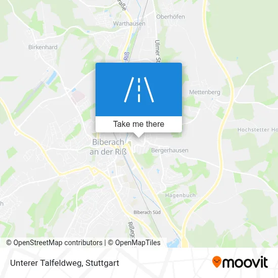 Unterer Talfeldweg map