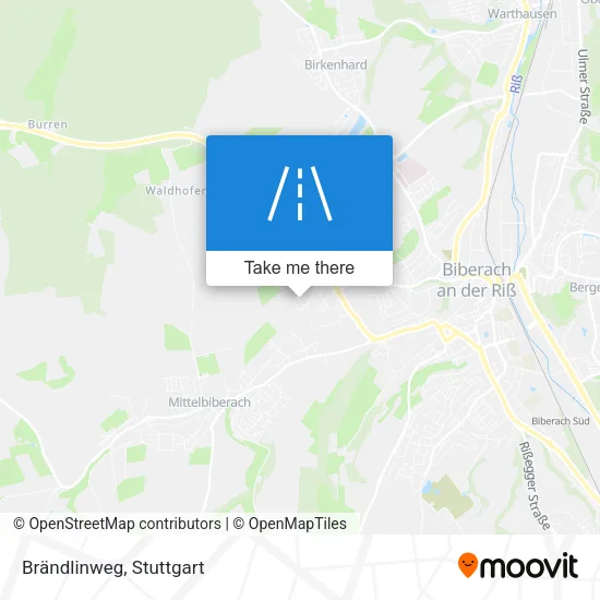 Карта Brändlinweg