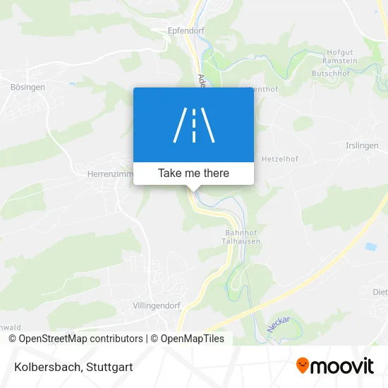 Kolbersbach map