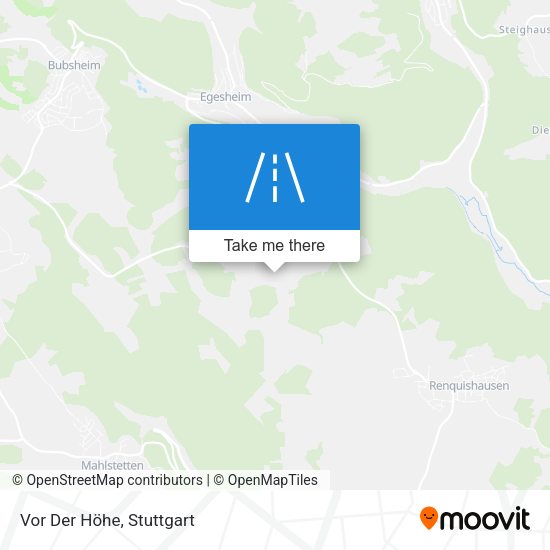 Карта Vor Der Höhe