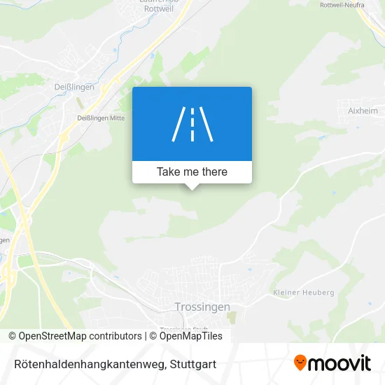 Карта Rötenhaldenhangkantenweg