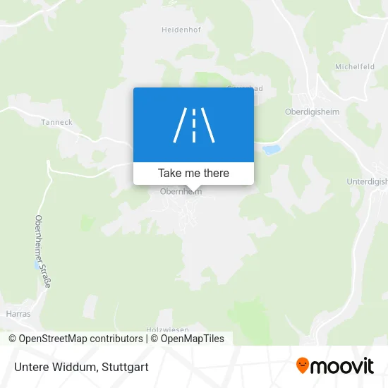 Карта Untere Widdum