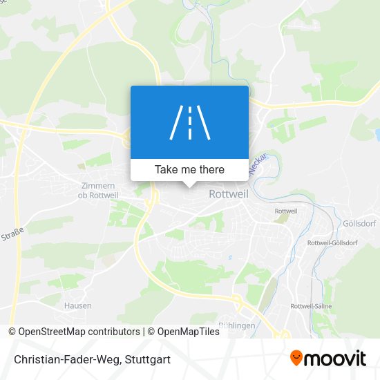 Christian-Fader-Weg map