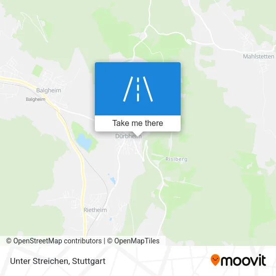 Карта Unter Streichen