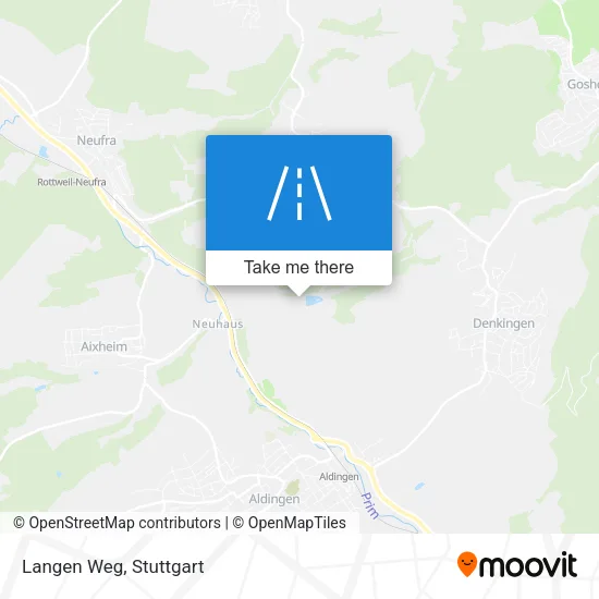 Карта Langen Weg