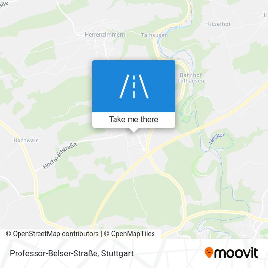 Professor-Belser-Straße map