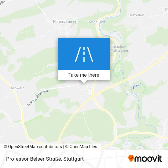 Карта Professor-Belser-Straße