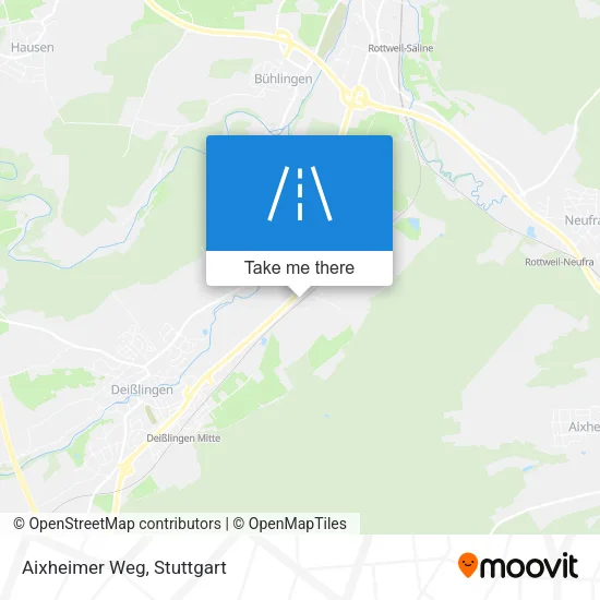 Карта Aixheimer Weg