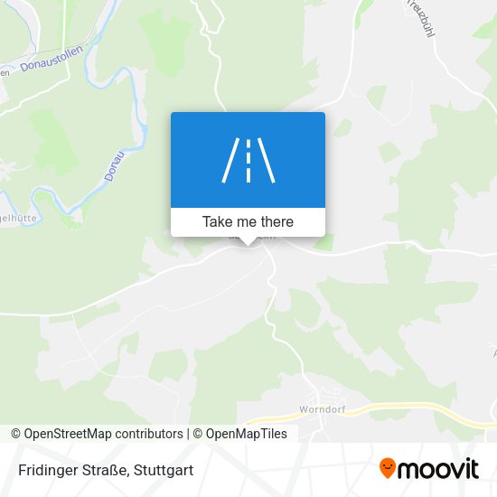 Fridinger Straße map