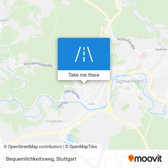 Карта Bequemlichkeitsweg