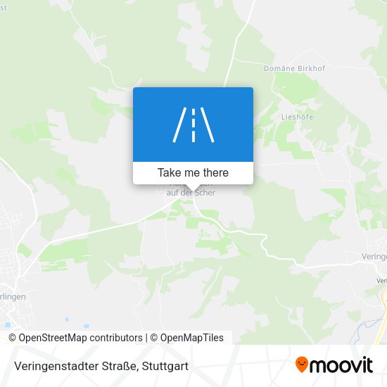 Veringenstadter Straße map