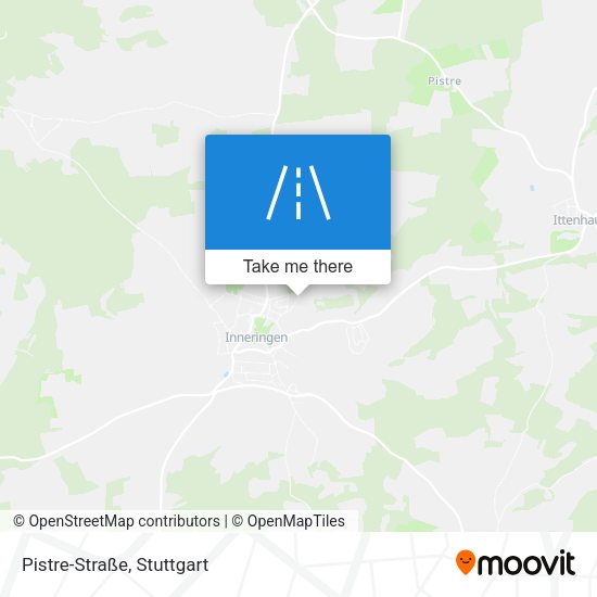Pistre-Straße map
