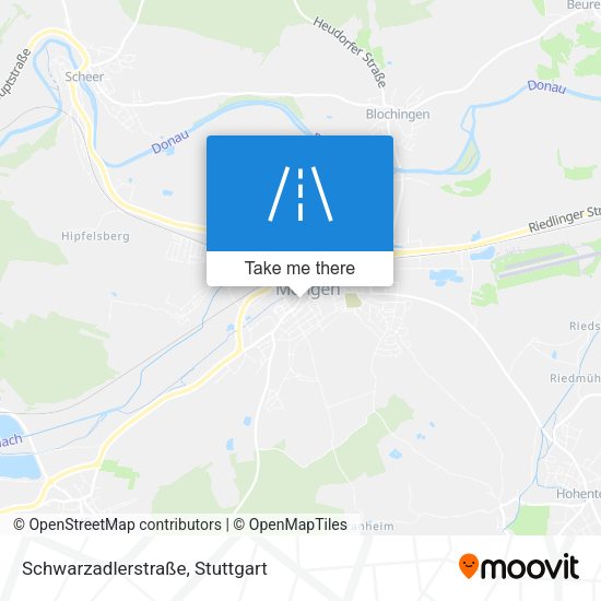Schwarzadlerstraße map