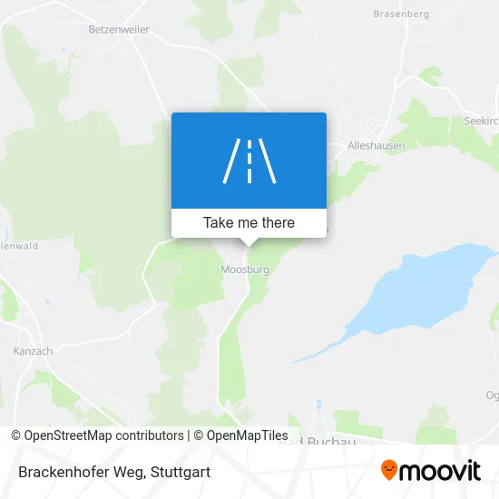 Карта Brackenhofer Weg