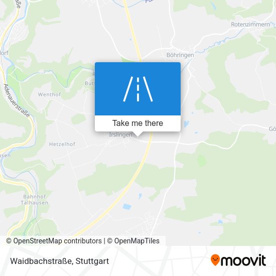 Waidbachstraße map