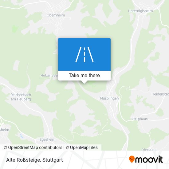 Alte Roßsteige map