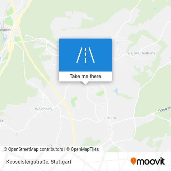 Карта Kesselsteigstraße