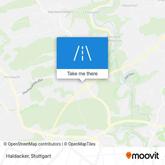 Haldacker map