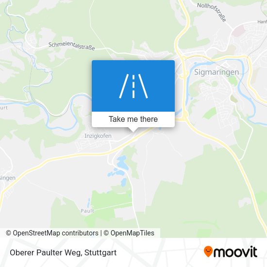 Карта Oberer Paulter Weg
