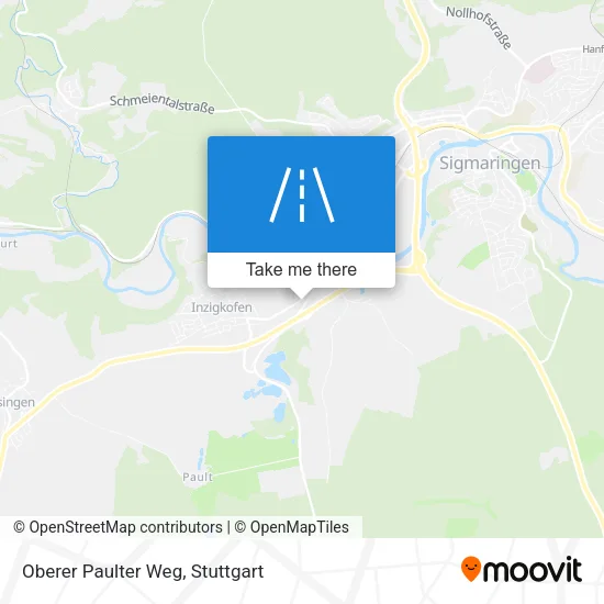 Карта Oberer Paulter Weg