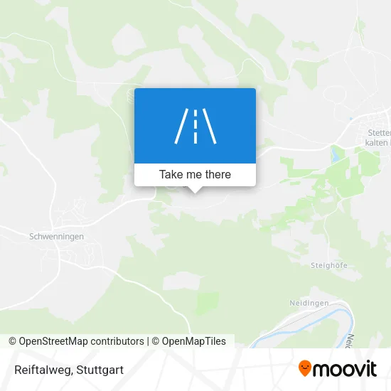 Карта Reiftalweg