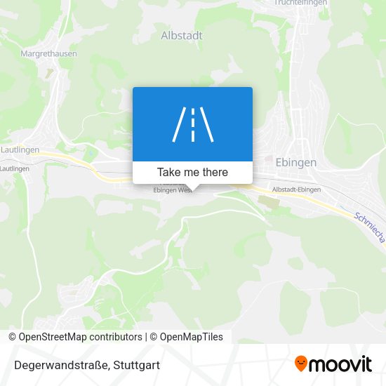 Degerwandstraße map