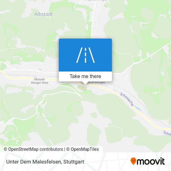 Unter Dem Malesfelsen map