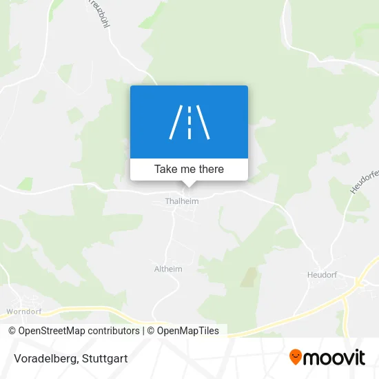 Карта Voradelberg
