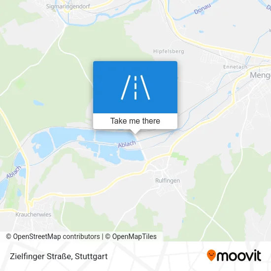 Карта Zielfinger Straße