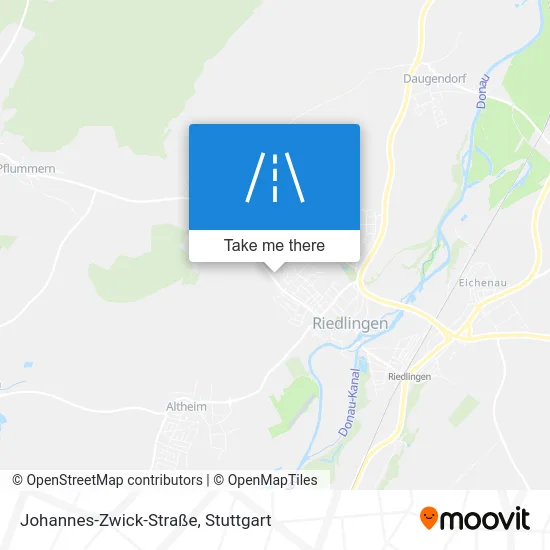 Карта Johannes-Zwick-Straße