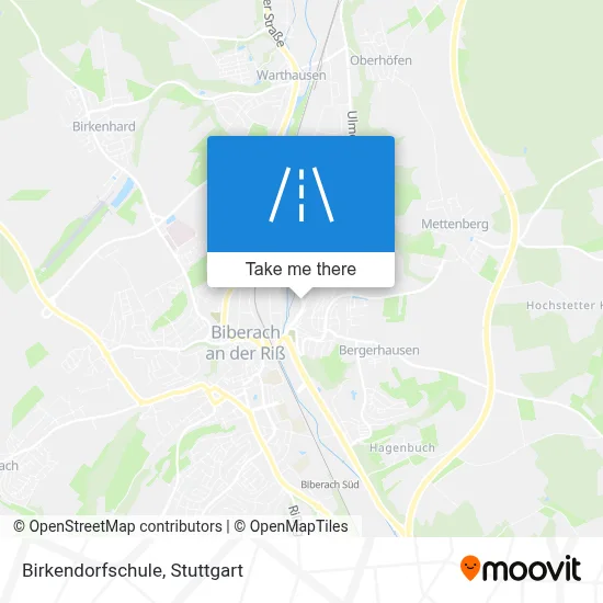 Birkendorfschule map