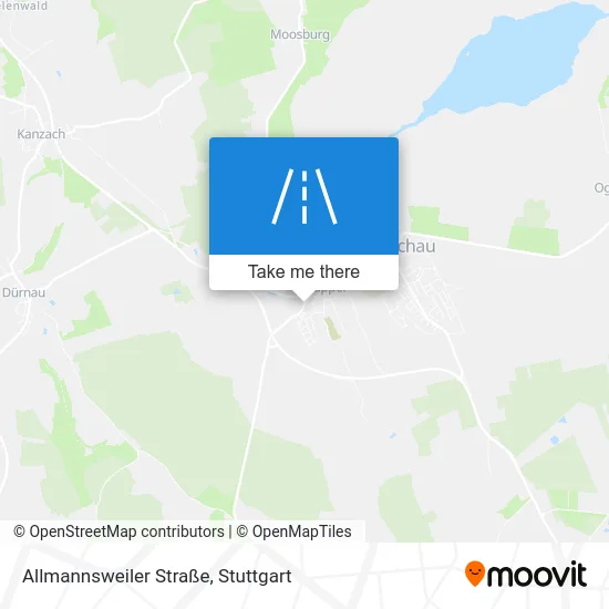 Карта Allmannsweiler Straße