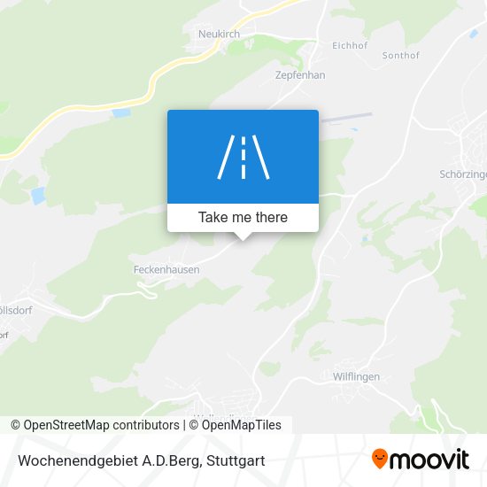 Wochenendgebiet A.D.Berg map