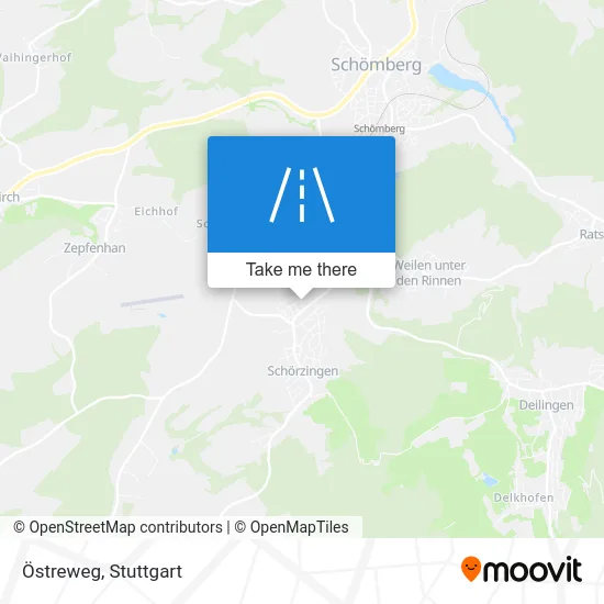 Карта Östreweg