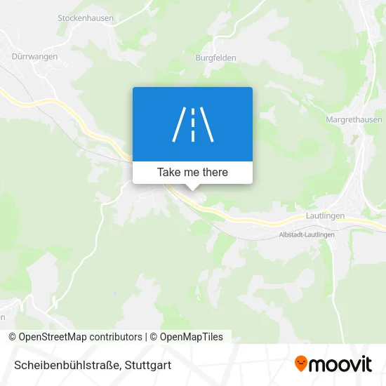 Карта Scheibenbühlstraße