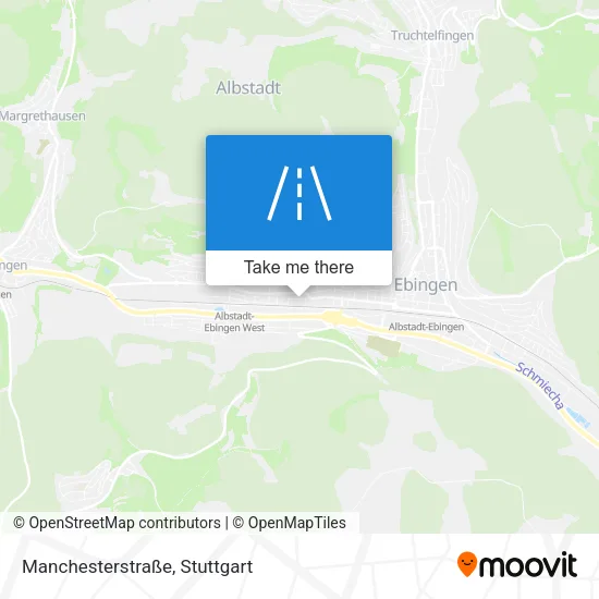 Карта Manchesterstraße